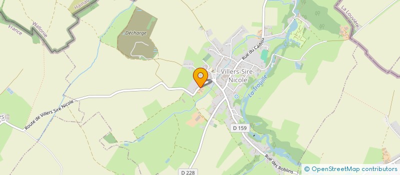 localisation de l'entreprise SAS JEUNIAUX VOLAILLES à VILLERS-SIRE-NICOLE