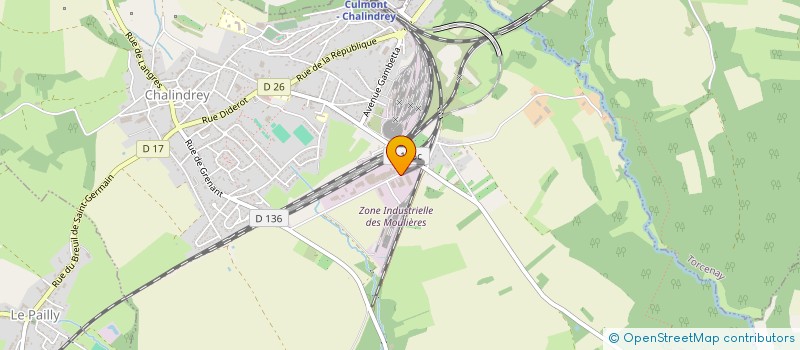 localisation de l'entreprise SAS JFB DEVELOPPEMENT à CHALINDREY
