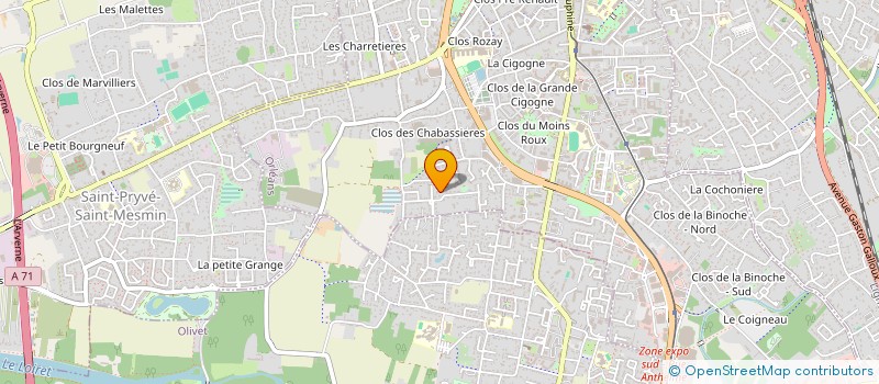 localisation de l'entreprise SAS JGSD  ORLEANS