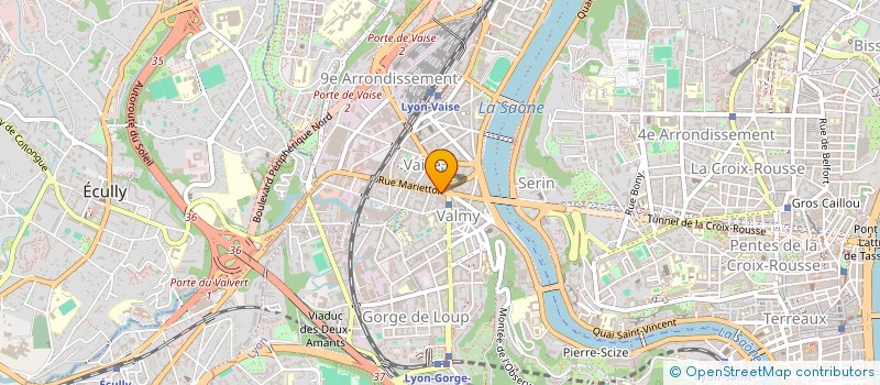 localisation de l'entreprise SAS JIMA MARIETTON  LYON