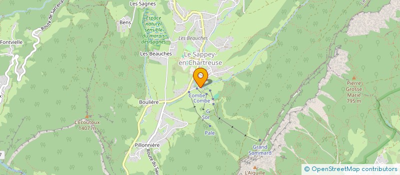 localisation de l'entreprise SAS JIMMY  LE SAPPEY-EN-CHARTREUSE