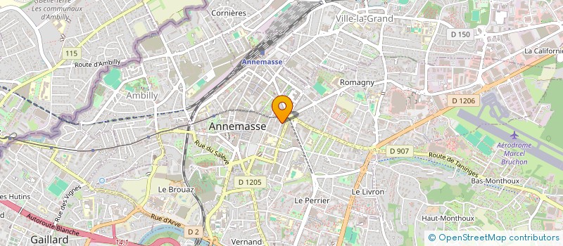 localisation de l'entreprise SAS JLF à ANNEMASSE