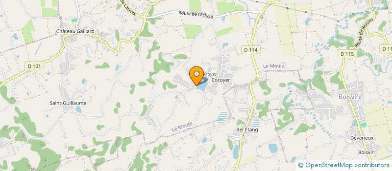 localisation de l'entreprise SAS JLM à LE MOULE