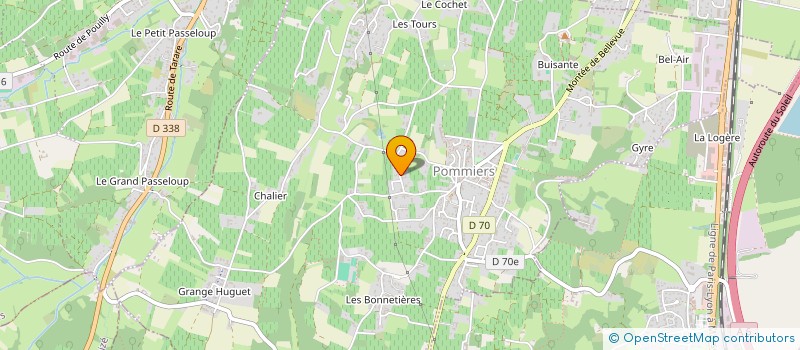 localisation de l'entreprise SAS JLT INGENIERIE à POMMIERS