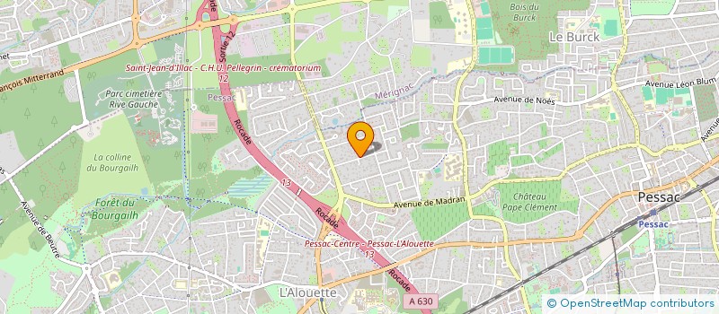 localisation de l'entreprise SAS JMACAI à PESSAC