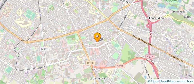 localisation de l'entreprise SAS JMB à ANGERS