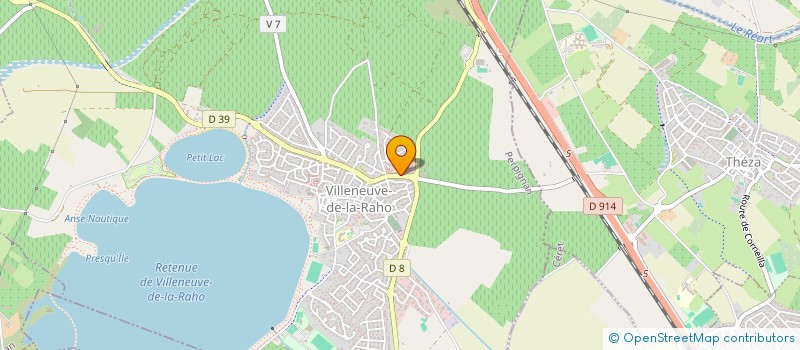 localisation de l'entreprise SAS JMC  VILLENEUVE-DE-LA-RAHO