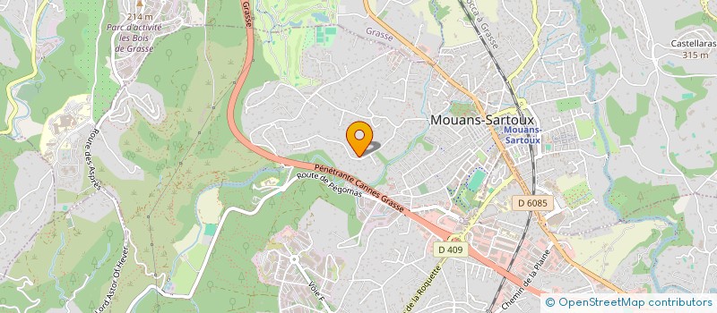 localisation de l'entreprise SAS JMCINVEST à MOUANS-SARTOUX