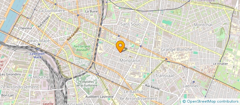 localisation de l'entreprise SAS JMP ARCHITECTE  LYON