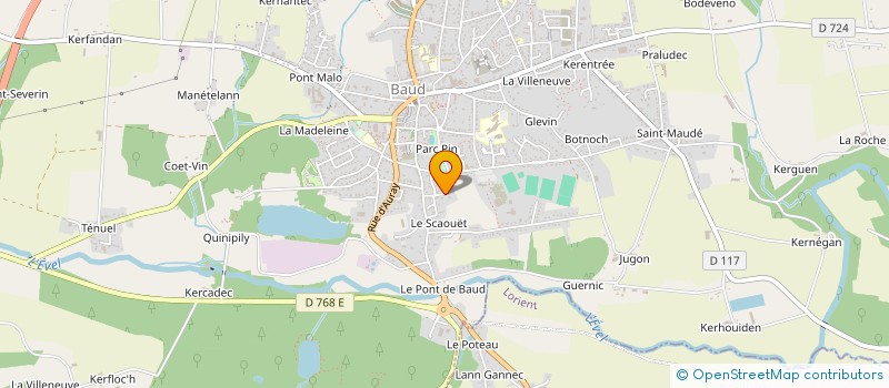 localisation de l'entreprise SAS JMS  BAUD