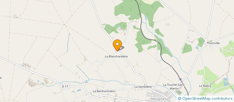 localisation de l'entreprise SAS JO-LI à HEUGNES