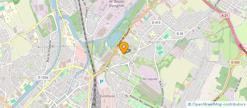 localisation de l'entreprise SAS JOEL PRUVOST SOCIETE D'EXPERTISE COMPTABLE ET DE COMMISSAIRES AUX COMPTES à WAZIERS