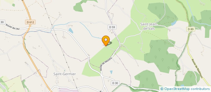 localisation de l'entreprise SAS JOLY ENERGIE  MONTFA