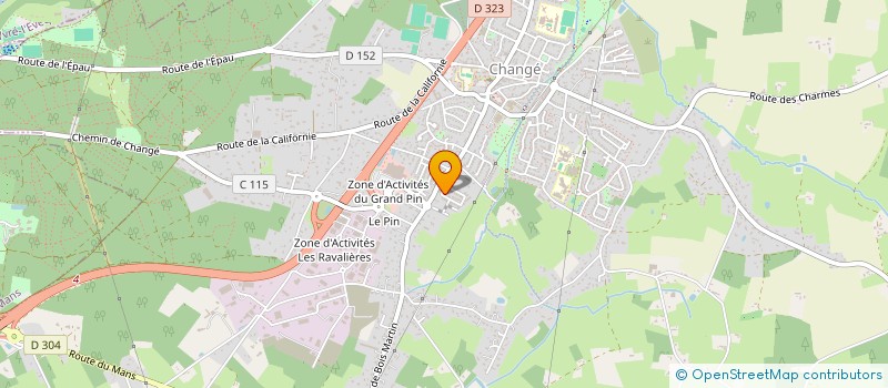 localisation de l'entreprise SAS JOLY FAMILY à CHANGE