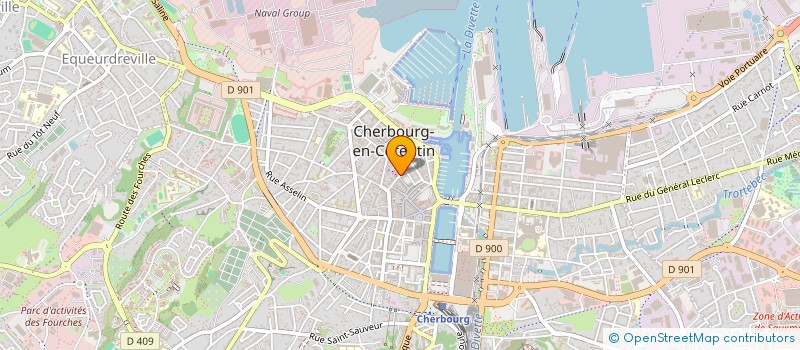 localisation de l'entreprise SAS JONATHAN CREATION  CHERBOURG-EN-COTENTIN