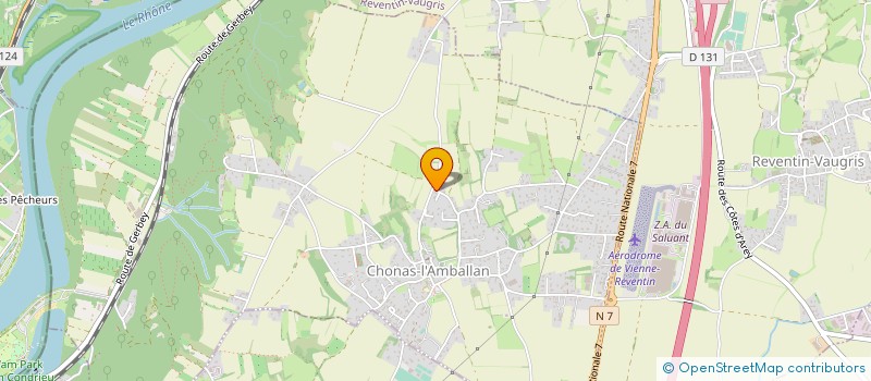 localisation de l'entreprise SAS JORLAND à REVENTIN-VAUGRIS