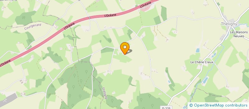 localisation de l'entreprise SAS JOUANNEAU FRERES  THELIGNY