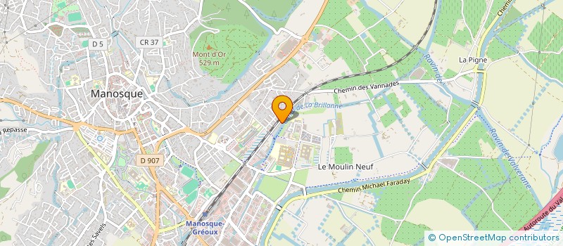 localisation de l'entreprise SAS JOURDAN & CIE à MANOSQUE
