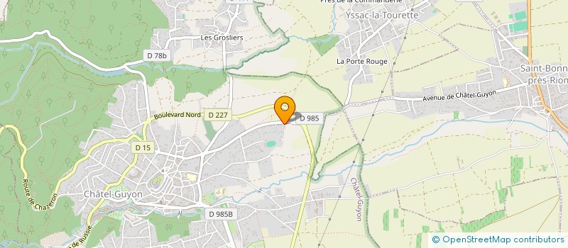 localisation de l'entreprise SAS JP2R  COURNON-D'AUVERGNE