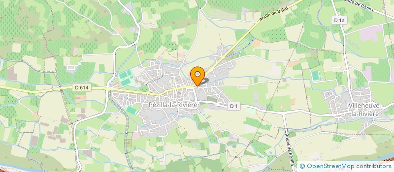 localisation de l'entreprise SAS JPCBM  PEZILLA-LA-RIVIERE