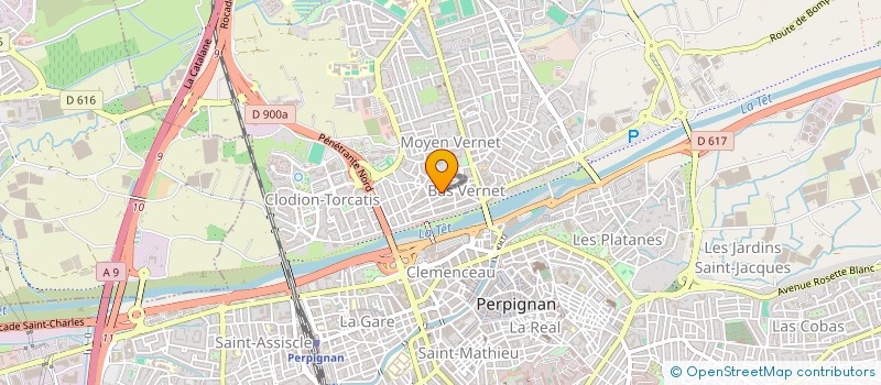 localisation de l'entreprise SAS JPCV à PERPIGNAN