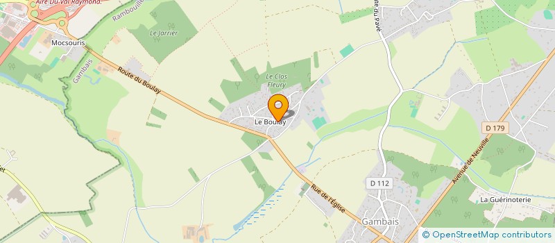 localisation de l'entreprise SAS JPJJH  GAMBAIS