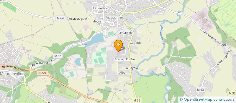 localisation de l'entreprise SAS JR CORPORATE à AUSSONNE