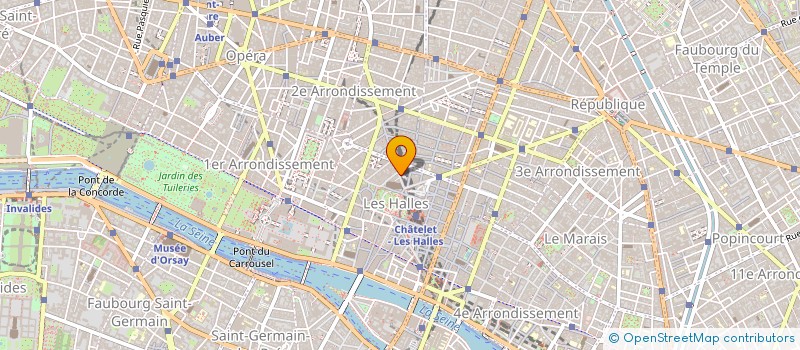 localisation de l'entreprise SAS JRO à PARIS