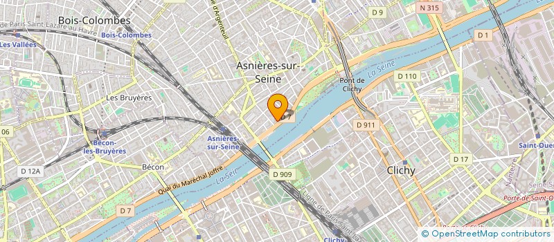 localisation de l'entreprise SAS JUCAN  ASNIERES-SUR-SEINE