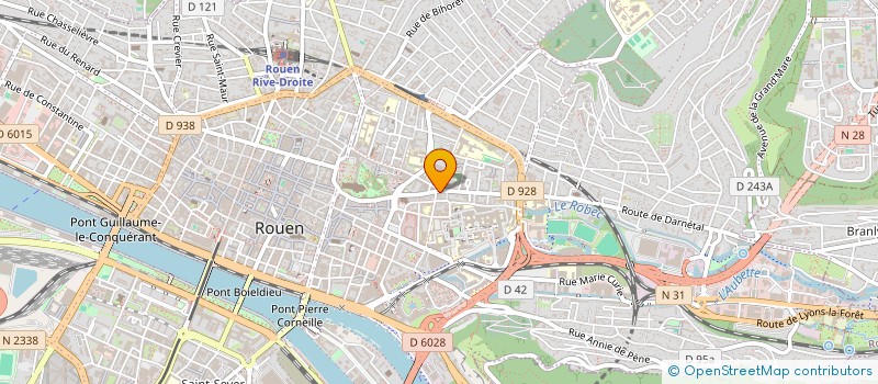 localisation de l'entreprise SAS JUDAS à ROUEN