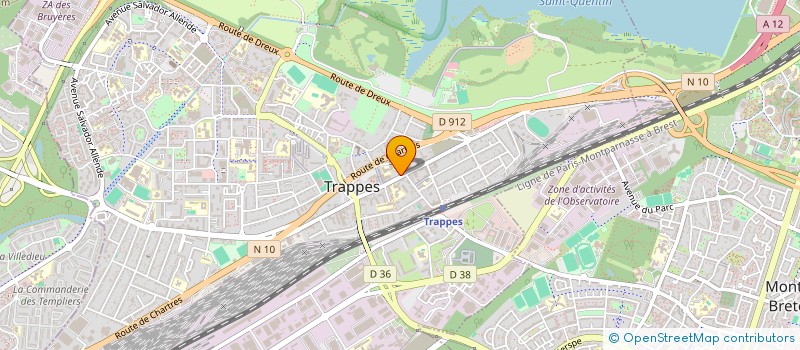 localisation de l'entreprise SAS JULEA  TRAPPES