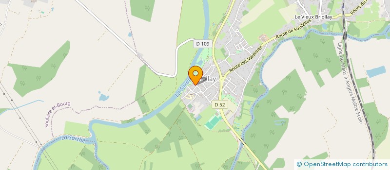 localisation de l'entreprise SAS JULES  BRIOLLAY