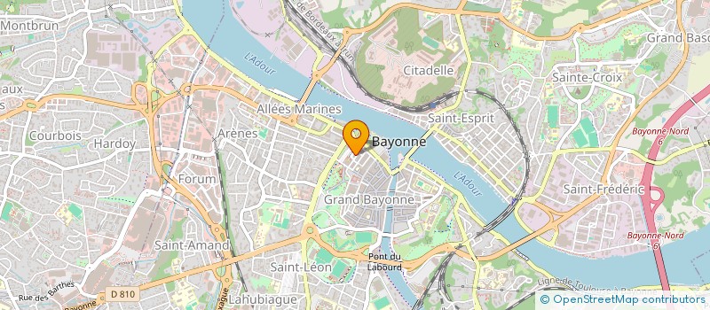 localisation de l'entreprise SAS JULES LABAT à BAYONNE