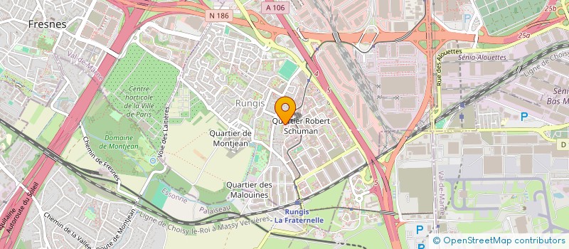 localisation de l'entreprise SAS JULIE ALAIN  RUNGIS