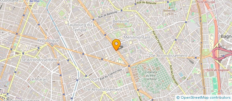 localisation de l'entreprise SAS JULIEN DELAISSE ARCHITECTURE STUDIO  PARIS