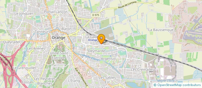 localisation de l'entreprise SAS JULIEN REDON à ORANGE