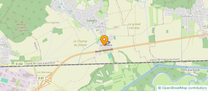 localisation de l'entreprise SAS JULLIEN  SALENCY