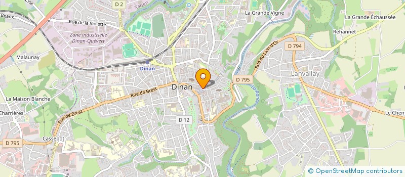 localisation de l'entreprise SAS JULY MAUGER à DINAN