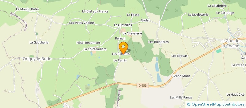 localisation de l'entreprise SAS JUMA à BELFORET-EN-PERCHE