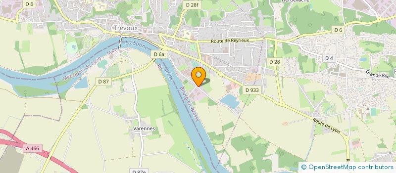localisation de l'entreprise SAS JUMP à TREVOUX