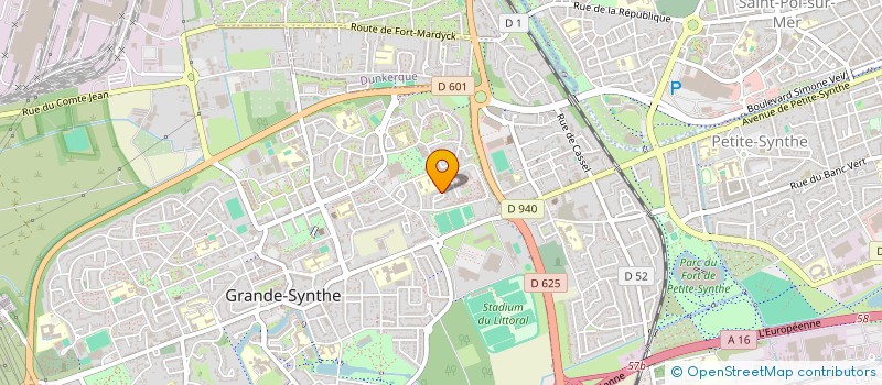 localisation de l'entreprise SAS JUPITER  GRANDE-SYNTHE