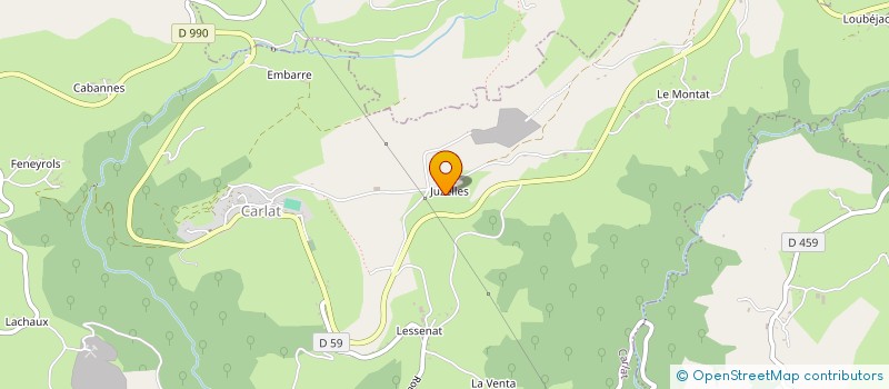 localisation de l'entreprise SAS JUZELLES ENERGIE à CARLAT