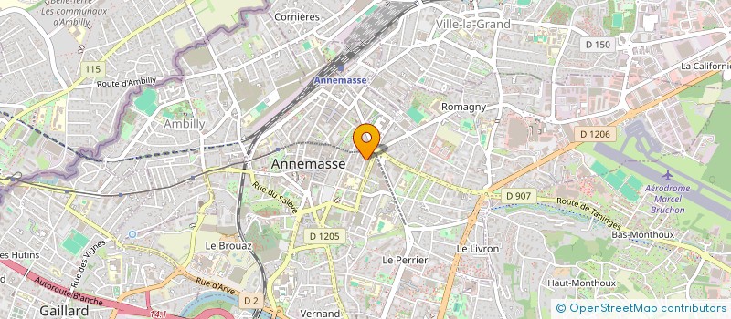 localisation de l'entreprise SAS JYL à ANNEMASSE