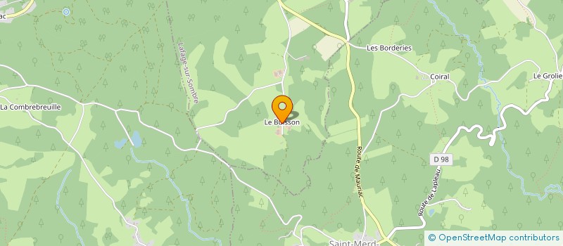 localisation de l'entreprise SAS JYN SOLAIRE  LAFAGE-SUR-SOMBRE