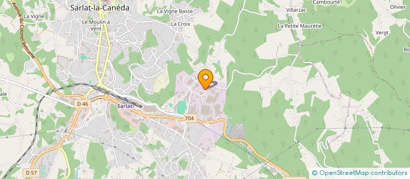 localisation de l'entreprise SAS JYX à SARLAT-LA-CANEDA