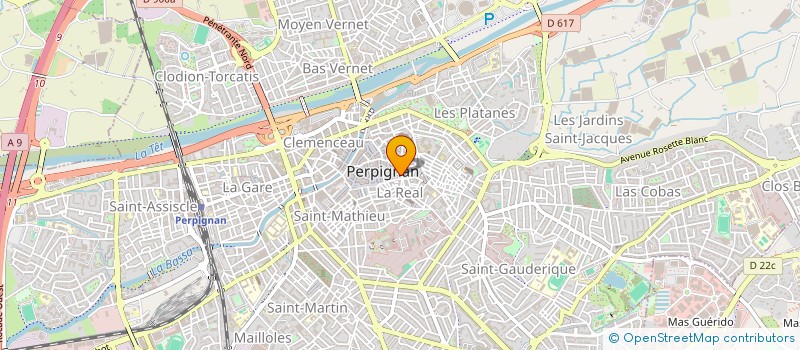 localisation de l'entreprise SAS JZB66  PERPIGNAN