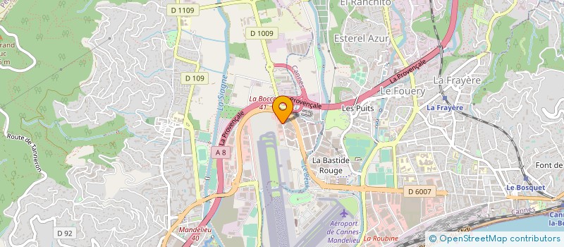 localisation de l'entreprise SAS K DEVELOPPEMENT  MANDELIEU-LA-NAPOULE