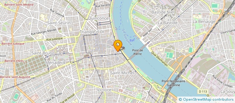 localisation de l'entreprise SAS K Y à BORDEAUX