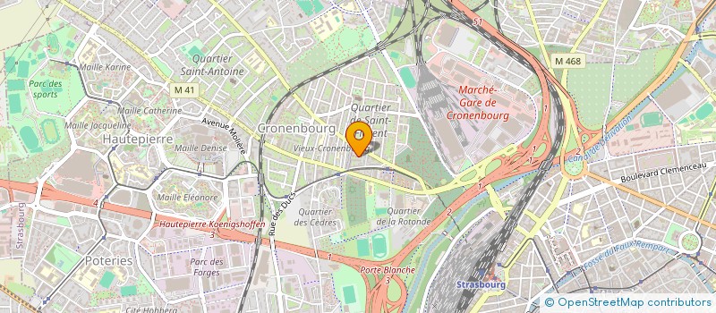 localisation de l'entreprise SAS KABEA à STRASBOURG