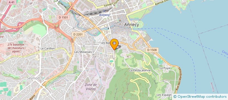 localisation de l'entreprise SAS KAIROS à ANNECY